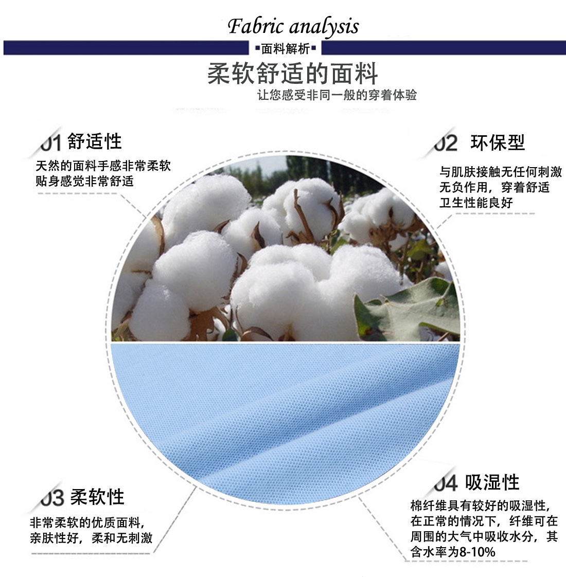 工裝t恤衫面料